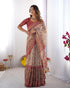 Vasthrlay Handloom Blue Beige Traditional Saree