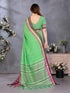 Vasthrlay Green Unstitched Saree