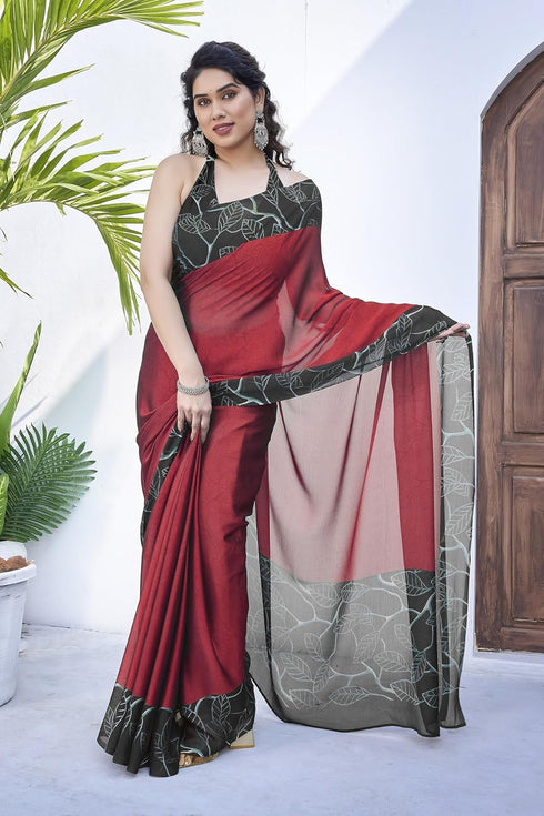 Vasthrlay Fashion Chiffon Printed Ethnic Wear