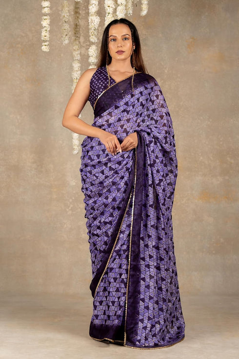 Vasthrlay Fashion Georgette Dark Multicolor Ethnic Wear