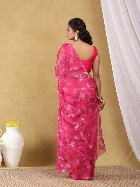 Vasthrlay Chiffon Floral Saree