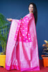 Vasthrlay Silver Banarasi Saree