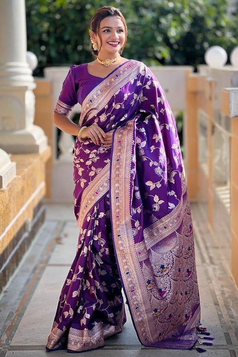 Vasthrlay Kanjivaram Handloom Golden Ethnic Wear