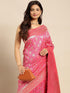 Vasthrlay Jacquard Traditional Unstitched Pink Ethnic Wear