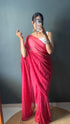 Vasthrlay Red Saree