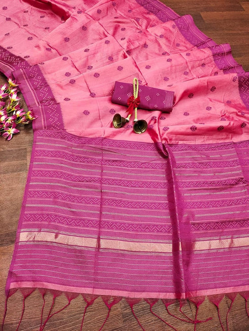 Vasthrlay Tussar Saree Butties