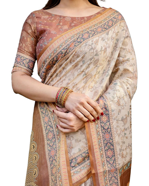 Vasthrlay Floral Tassels Traditional Saree