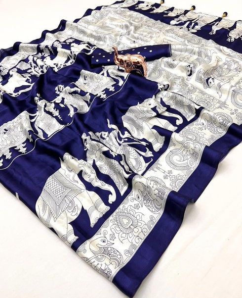 Vasthrlay Modal Kalamkari Designer Beautiful Blouse