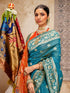 Vasthrlay Weaving Paithani Black Saree