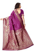 VasthrlayWomen's Purple Kanchipuram Saree