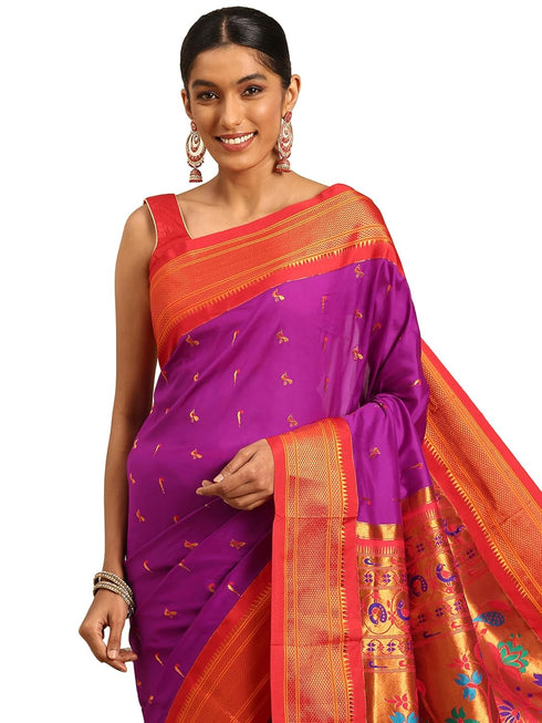 Vasthrlay Paithani Bottle Saree