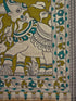 Vasthrlay Shimmer Printed Navy Navy Blue Saree