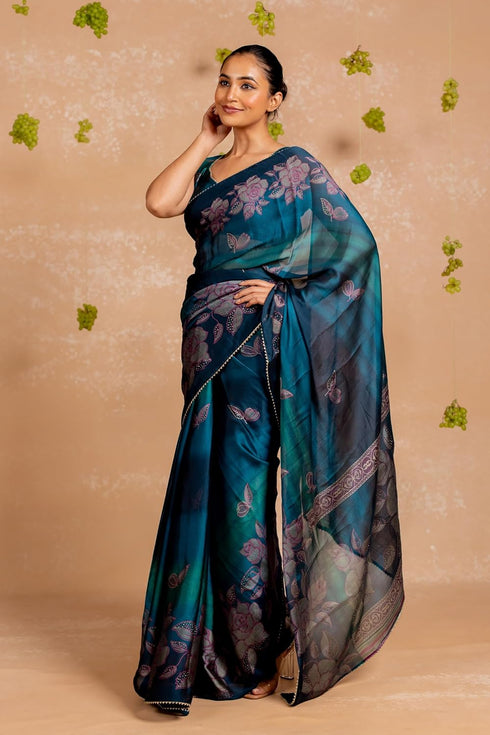 Vasthrlay Fashion Chiffon Printed Ethnic Wear