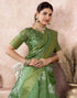 Vasthrlay Womens Cotton Blouse Teal Saree