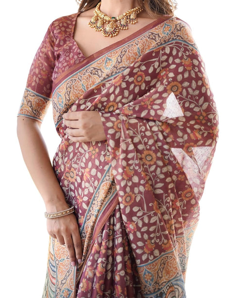 Vasthrlay Handloom Cotton Traditional Saree