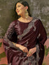 Vasthrlay Weaving Banarasi Teal Saree