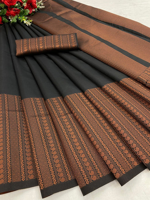 Vasthrlay Maroon Kanjivaram Saree