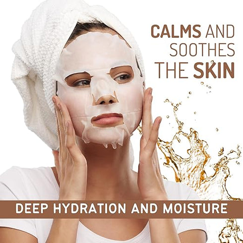 Havintha - Sandalwood Face Sheet Mask For Glowing Skin