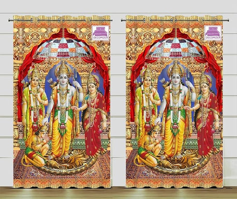 5Ft Window Curtains Pack of 2 Pc