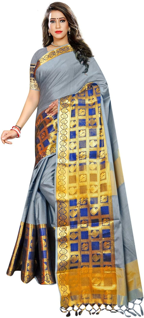 Vasthrlay Jacquard Unstiched Ethnic Wear