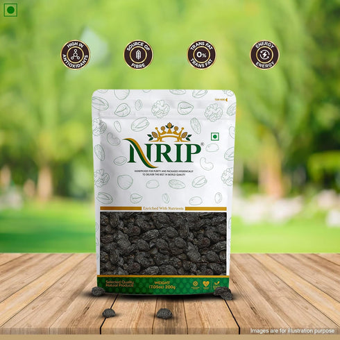 NRIP Premium Afghani Black Raisins Seedless