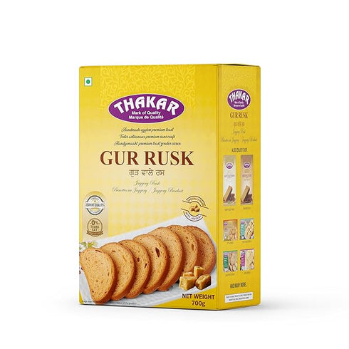 Thakar Gur Rusk Premium Handmade Jaggery Toast
