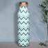 Pure Copper Water Bottle 1 Litre Chevron