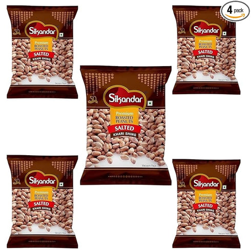 Sikandar Roasted Salted Peanuts Khari Shing