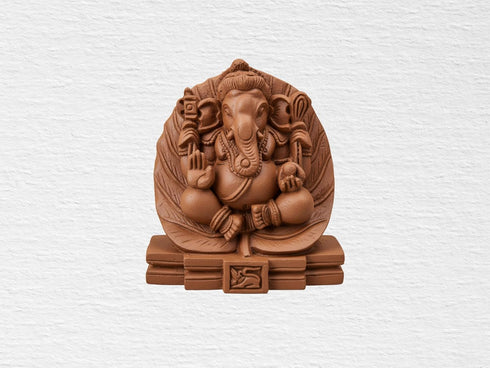 Claysphere Leaf Aura Ganesha Idol Silicone Mould (Medium)