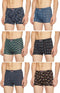 Dixcy Scott Printed Assorted Cotton Men's Trunk/Underwear - Pack of 6 (#Crazy-Trunk-110 CM) (Color & Prints May Vary)