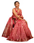 Vasthrlay Chiffon Pink Saree