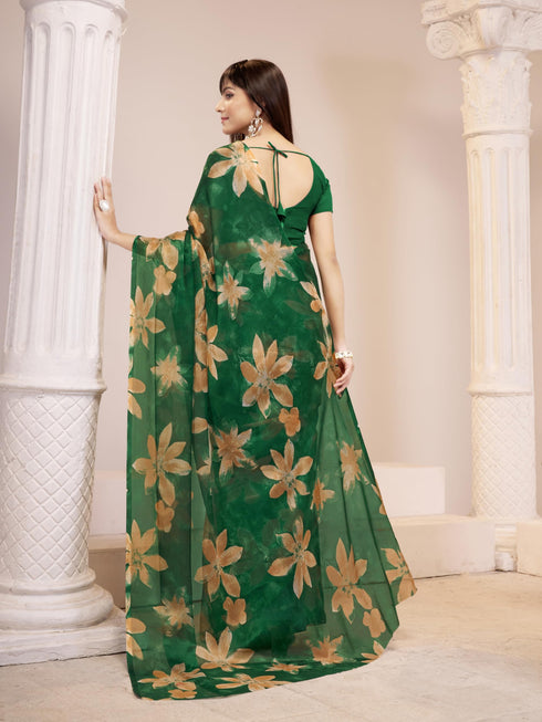 Vasthrlay Chiffon Floral Saree
