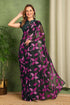 Vasthrlay Fashion Chiffon Printed Red Ethnic Wear