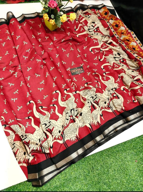 Vasthrlay Printed Lightweight Traditional