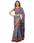 Vasthrlay Womens Printed Unstitched Maroon Saree