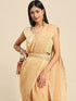 Vasthrlay Crushed Polycotton Unstitched Rust Ethnic Wear