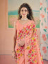 Vasthrlay Georgette Printed Unstitched Saree