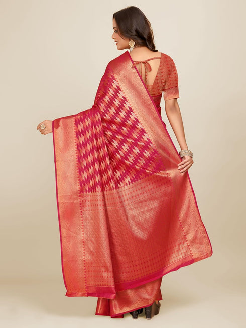 Vasthrlay Multicolour Geometric Ethnic Wear