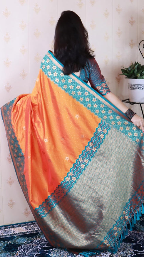 Vasthrlay Kanjivaram Unstitched Blouse Ethnic Wear