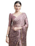 Vasthrlay Fashion Georgette Sequins Navy Ethnic Wear