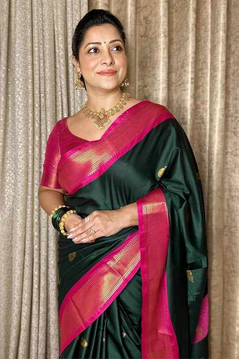 Vasthrlay Kanjivaram Lichi Blouse Ethnic Wear