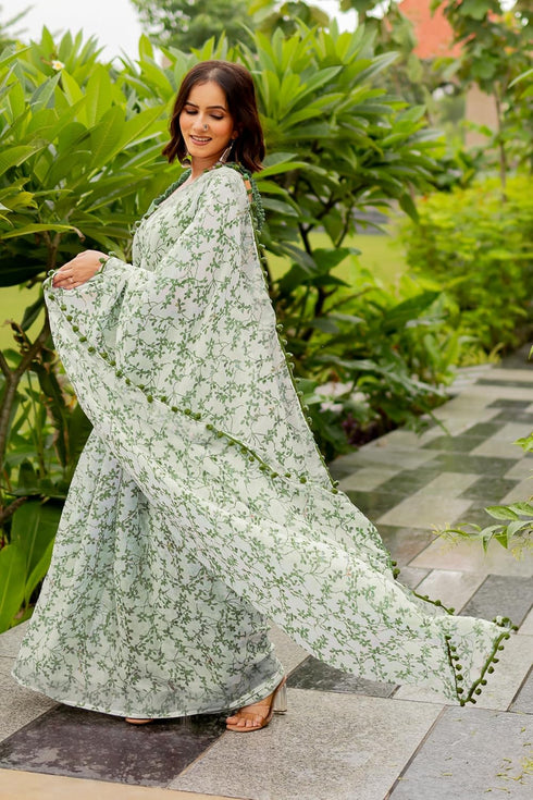 Vasthrlay Fashion Cotton Printed Dusty Ethnic Wear