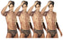 Dixcy Scott Men's Cotton Brief (Multicolour, 95 Cms) - Pack of 4