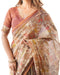 Vasthrlay Blue Beige Traditional Multicolour Saree