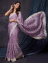 Vasthrlay Embroidery Blouse Purple Ethnic Wear