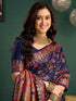 Vasthrlay Printed Purple Saree