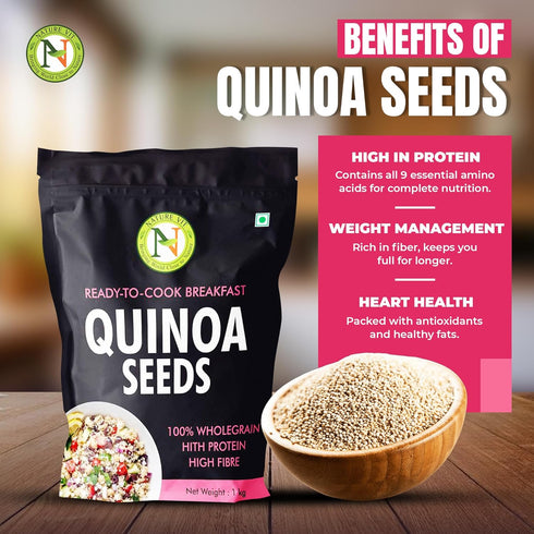 NatureVit Quinoa Seeds Gluten-Free Superfood for Healthy Living