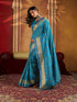 Vasthrlay Women's Kanjivaram Silk Unstitched Saree