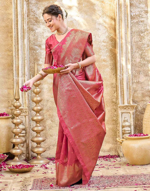 Vasthrlay Womens Weaving Unstitched Light Green Saree