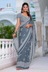 Vasthrlay Fashion Georgette Geometric Printed Ethnic Wear
